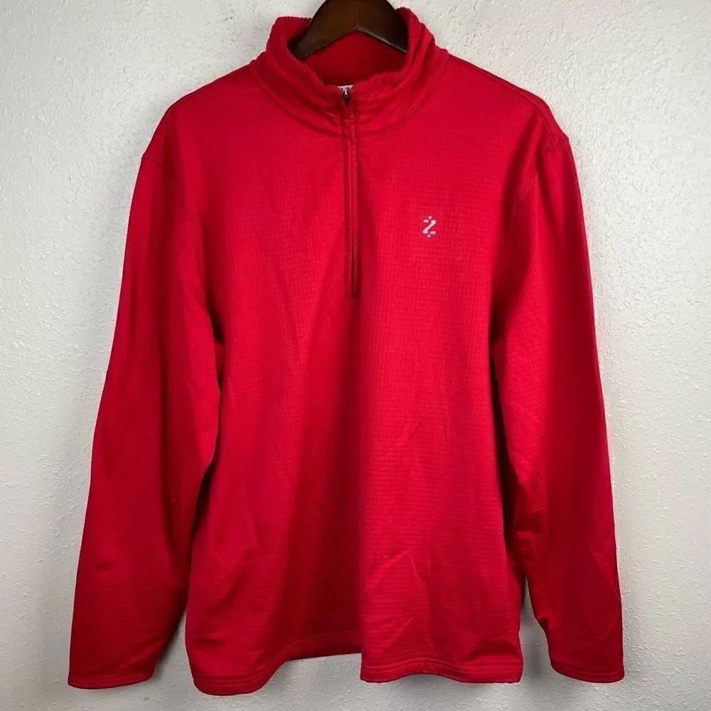 IZOD PerformX Quarter Zip Pullover Size L EUC